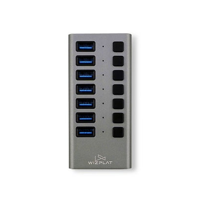 위즈플랫 7포트 USB 허브 개별전원 36W WIZ-H72S