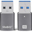 모비큐 A 타입 USB 3.2 to C타입 변환 OTG 10Gbps 고속 젠더 스페이스 그레이 2p