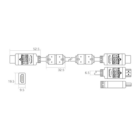 마하링크 Ultra HDMI Ver2.1 8K 케이블