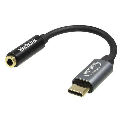 마하링크 하이파이 DAC USB C타입 TO 4극 AUX 오디오 케이블 젠더